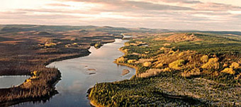 Bassin supérieur de la rivière Romaine